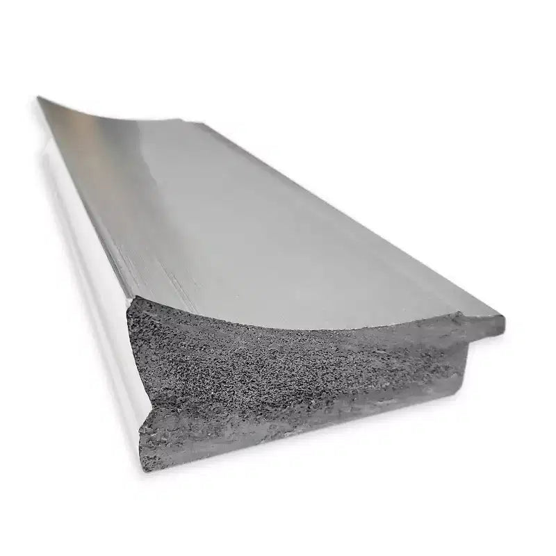 Specchio da parete rettangolare con cornice in nichel lucido, 32" x 26", singolo