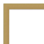 Specchio da Parete Rettangolare Oro Spazzolato, Singolo, 21.5" x 27.5"