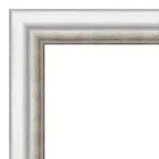 Specchio da parete rettangolare con cornice argentata, singolo, 23" × 29"
