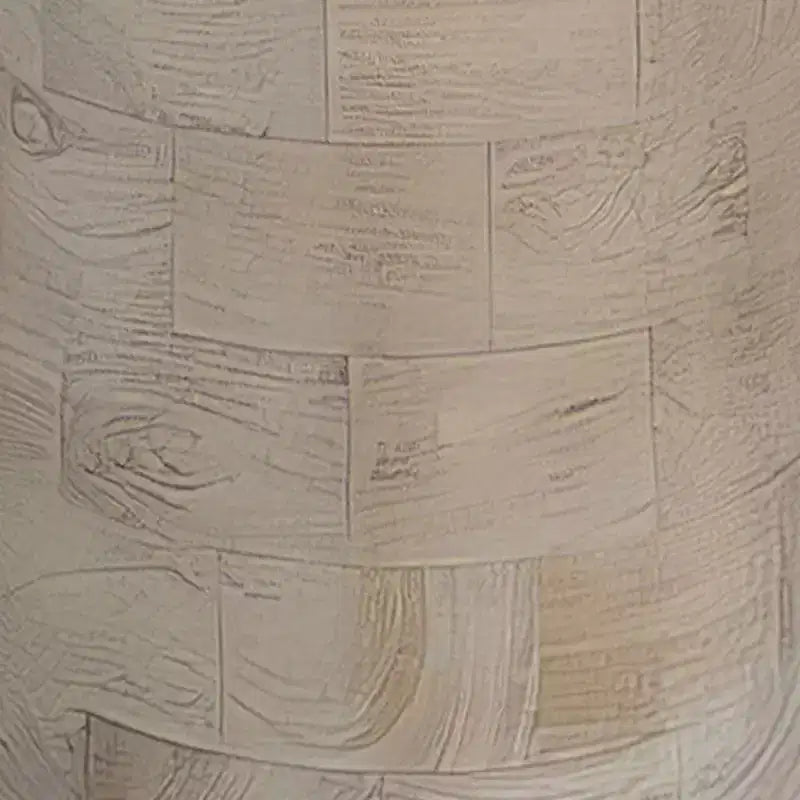 Tavolino rotondo bianco, legno di mango, singolo