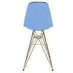 Sgabello da bar in acrilico trasparente nero / blu / rosso – Stile Mid-Century, Posti a sedere: 1