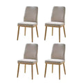 Emilia Mid-century Modern Upholstered Dining Chair Set of 4| ART OF LIVING DESIGNS