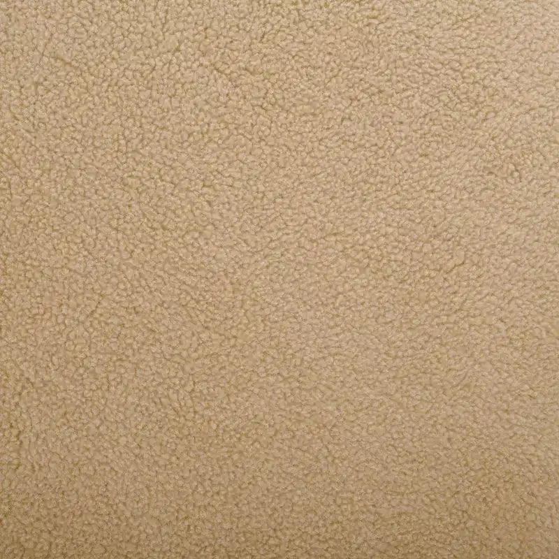 Poltrona a barilotto in velluto beige/marrone chiaro – Senza braccioli, 1 posto