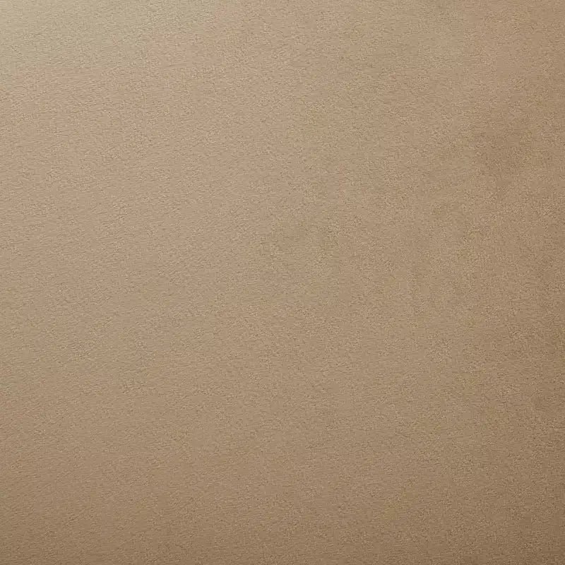 Poltrona a barilotto in velluto beige/marrone chiaro – Senza braccioli, 1 posto