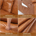 Poltrona reclinabile elettrica alzapersona monoposto in similpelle beige/marrone/caffè/grigio/cuoio.