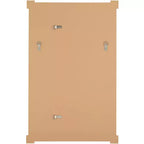Specchio da parete rettangolare oro, verticale/orizzontale, singolo – Vetro smussato, cornice in MDF