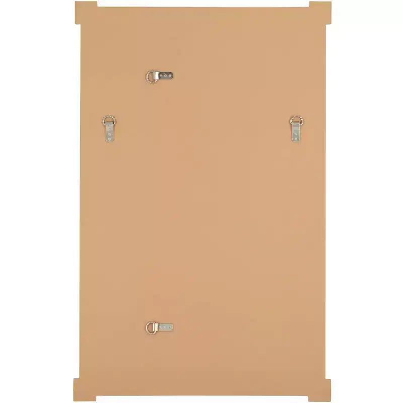 Specchio da parete rettangolare oro, verticale/orizzontale, singolo – Vetro smussato, cornice in MDF