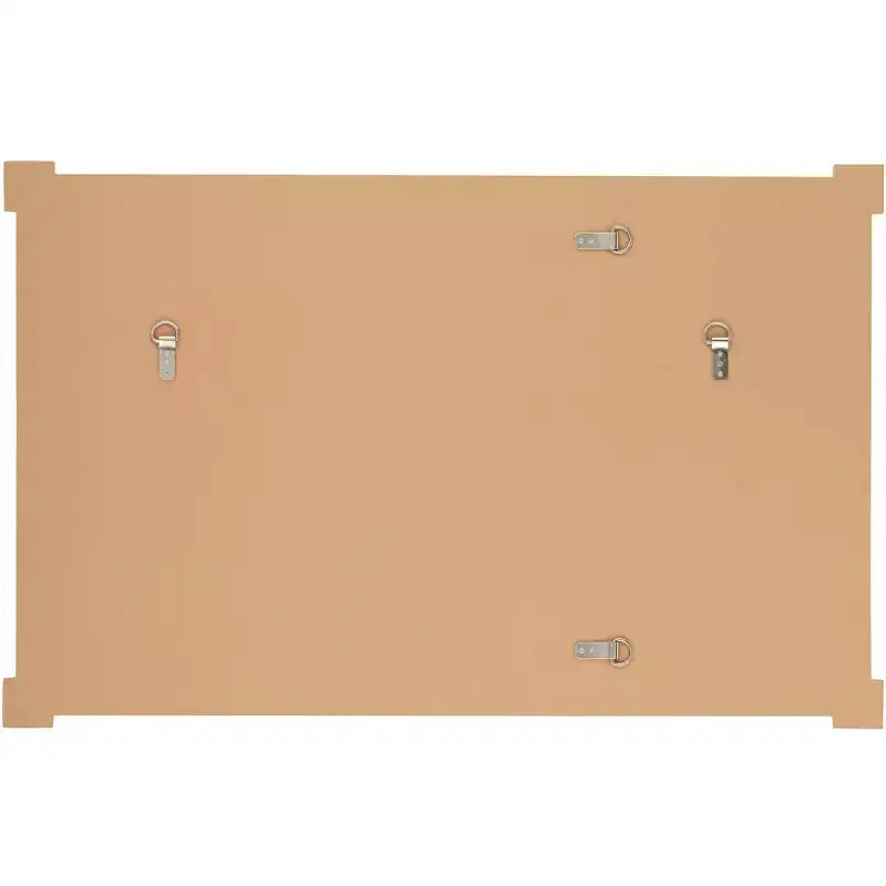 Specchio da parete rettangolare oro, verticale/orizzontale, singolo – Vetro smussato, cornice in MDF